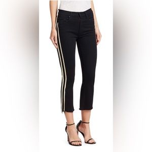 Mother Insider High-Rise Crop Step Fray in Guilty Racer, sz 24